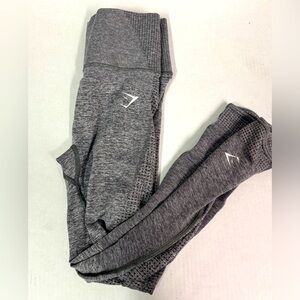 Gymshark vital seamless grey leggings with zipper pocket size small women’s GUC